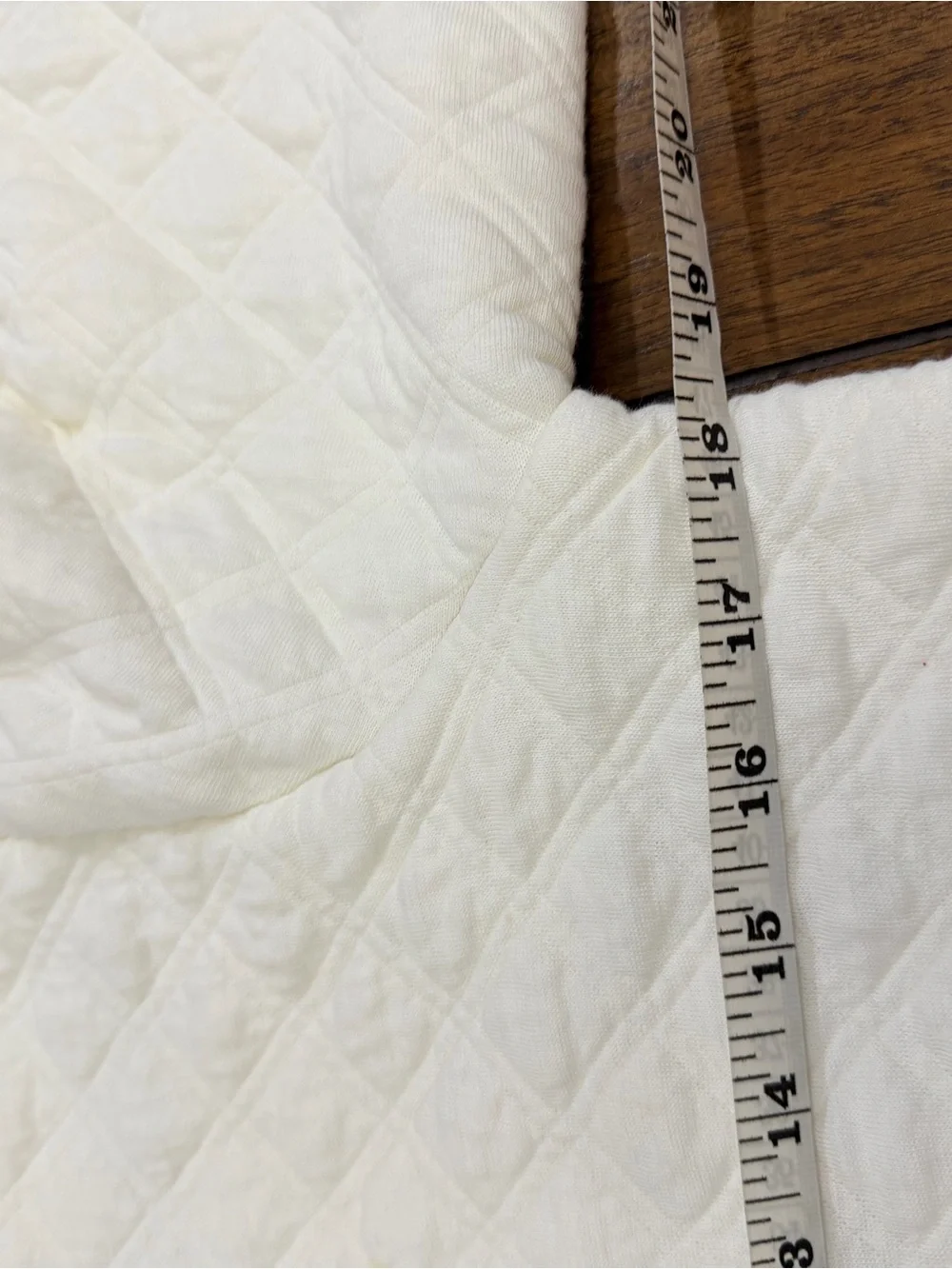 J.Crew Factory Quilted Lady Jacket Ivory Cream Open Front Textured Womens XS